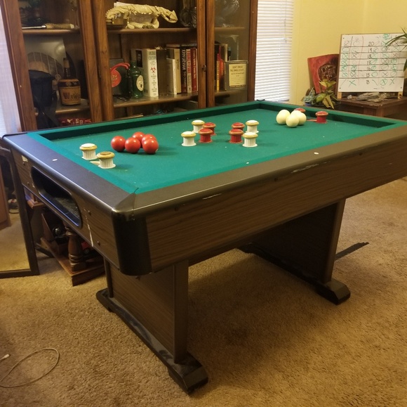 Slate top bumber pool table - Picture 2 of 2